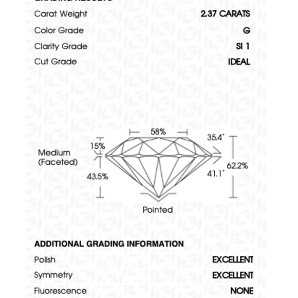 2.37ctw ROUND DIAMOND RING - Picture 6 of 6